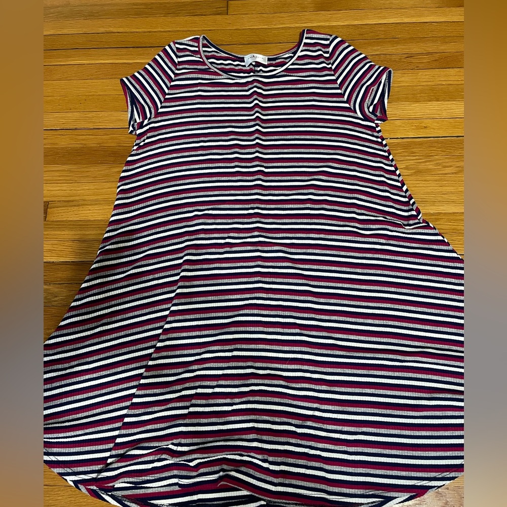 Boutique Brand Tshirt Dress, Women’s size Large.